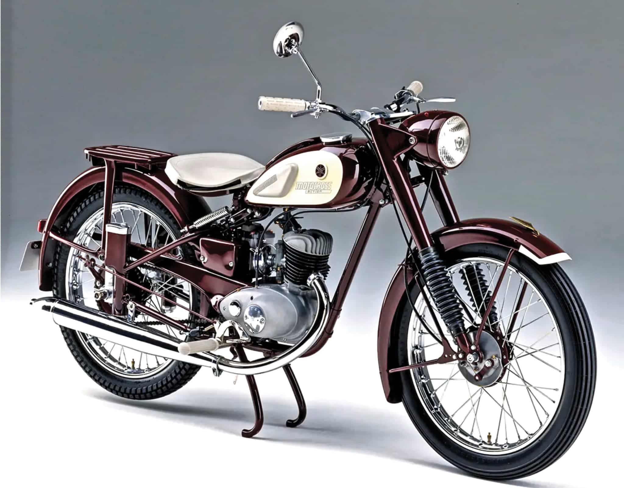Modelo antiguo de moto Yamaha