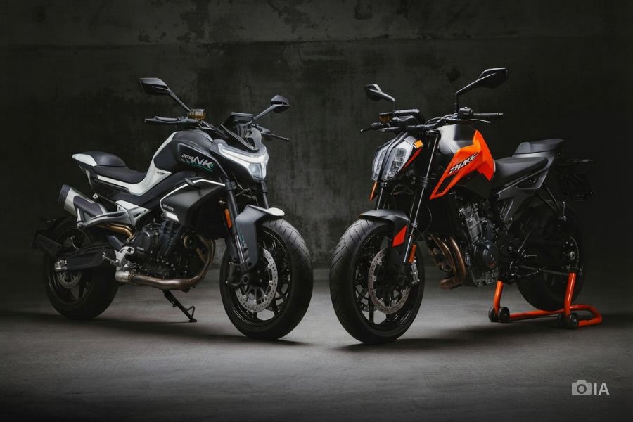 CFMOTO 800NK vs KTM 790 Duke, una "pelea" muy pareja