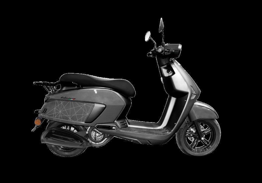 Zanella Edizione 150, clásico con argumentos para el presente Lateral derecho de un scooter Zanella Exclusive Edizione 150 gris