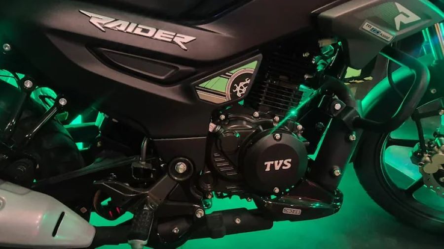 parte central de la estructura de una moto VS raider Super Squad Edition spectral
