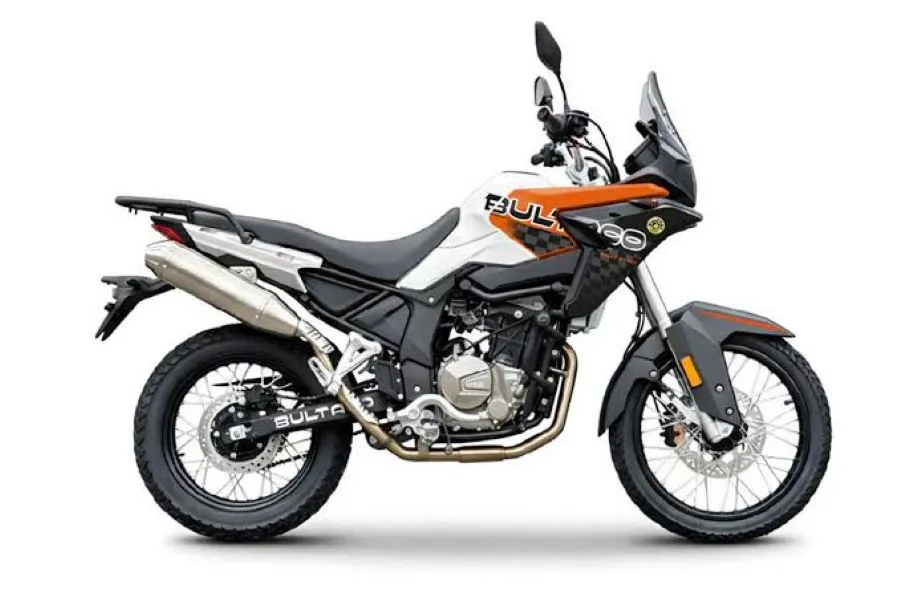 Lateral derecho de una moto Bultaco Rally GT 300