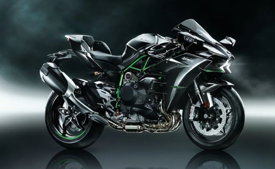 La Kawasaki Ninja H2 reinventa la sobrealimentación Lateral derecho de una Kawasaki Ninja H2