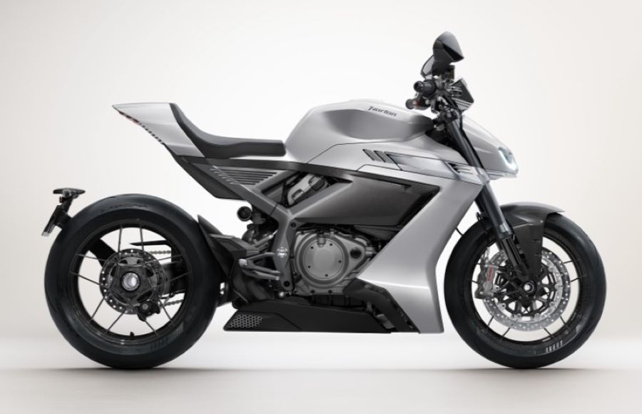 Lateral derecho de la moto Norton Manx