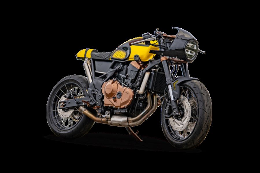Mugen, la Hornet portuguesa que arrasa en Honda Customs 2026 Una honda Hornet convertida en Café Racer