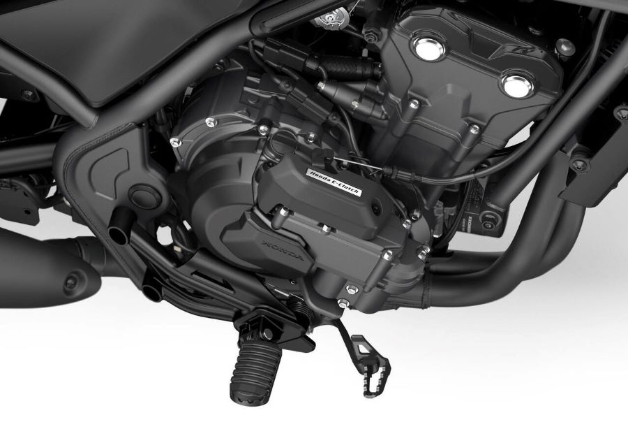 Motor con E-Clutch de la Honda Rebel 500 2027