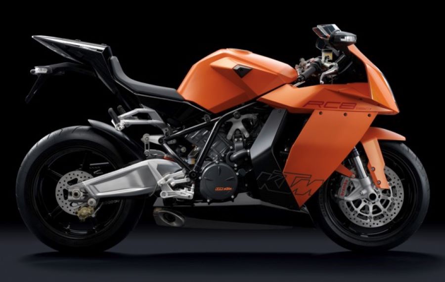 Una KTM RC8 de 2009