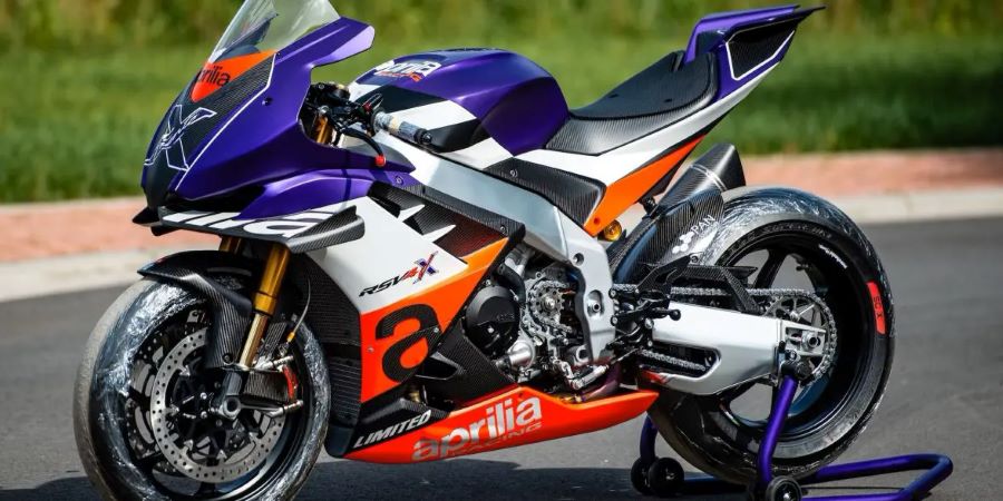 Una Aprilia RSV4 histórica