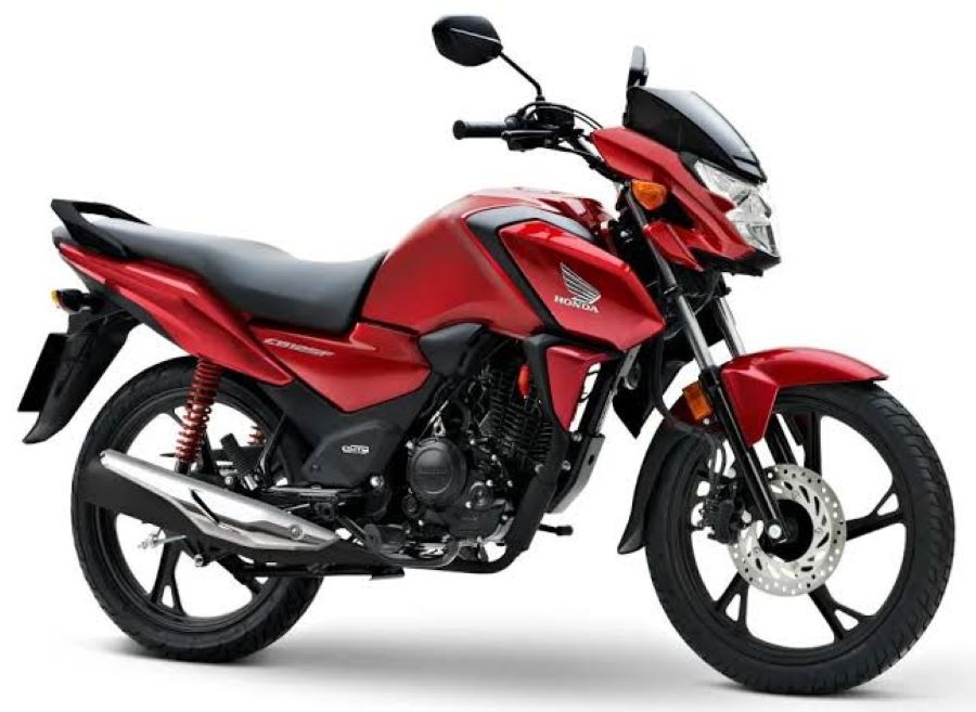 ¿Qué aceite lleva la Honda CB1 125? Lateral derecho de una moto Honda CB1 125 roja
