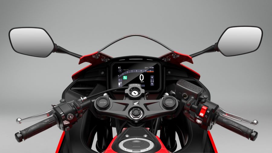 Mandos de una Honda CBR500R FOUR