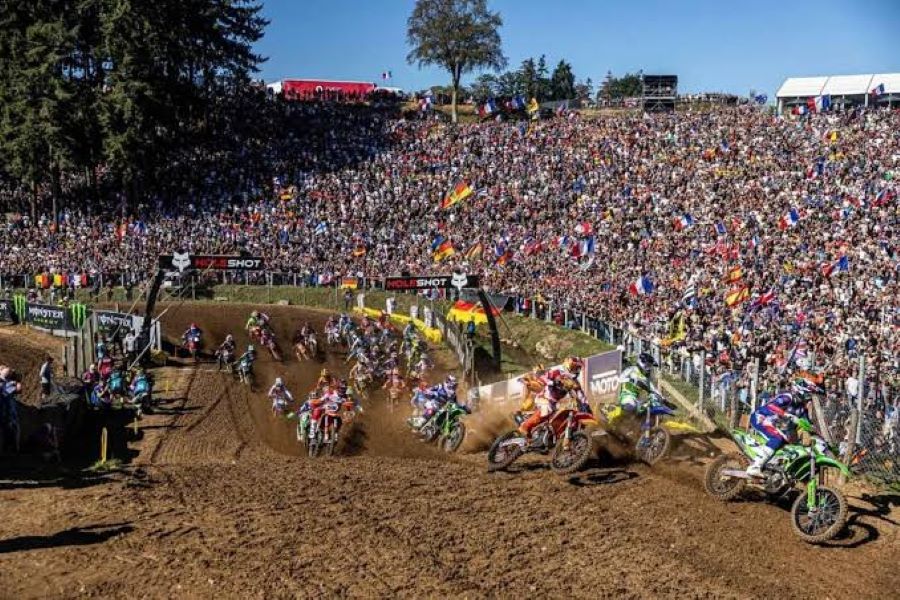 Un momento en el desarrollo del Motocross de la naciones 2026 en Francia