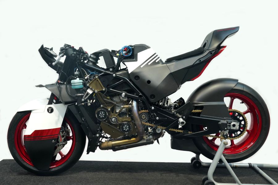 Una WMC Mono RR vista sin carenado