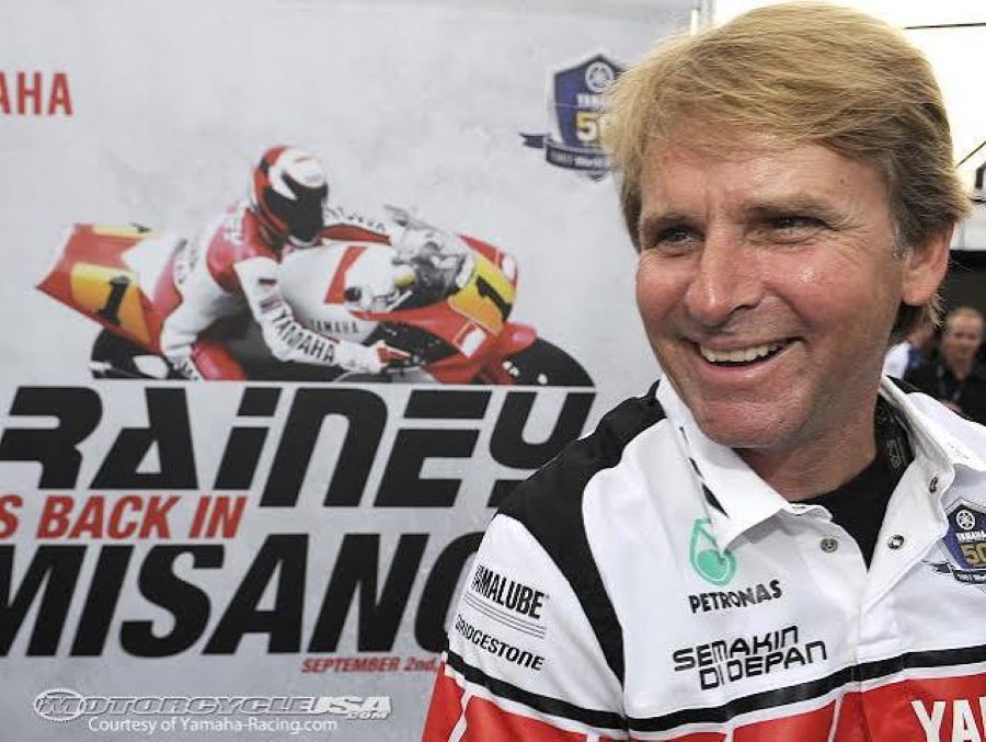 Wayne Rainey sonriente